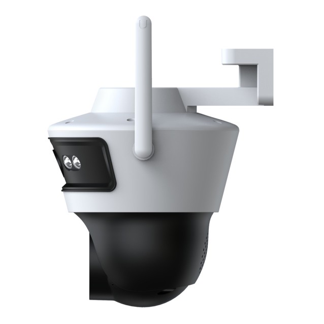 POWERTECH smart κάμερα PT-1340, 3MP, dual lens, WiFi, PTZ, SD, IP65