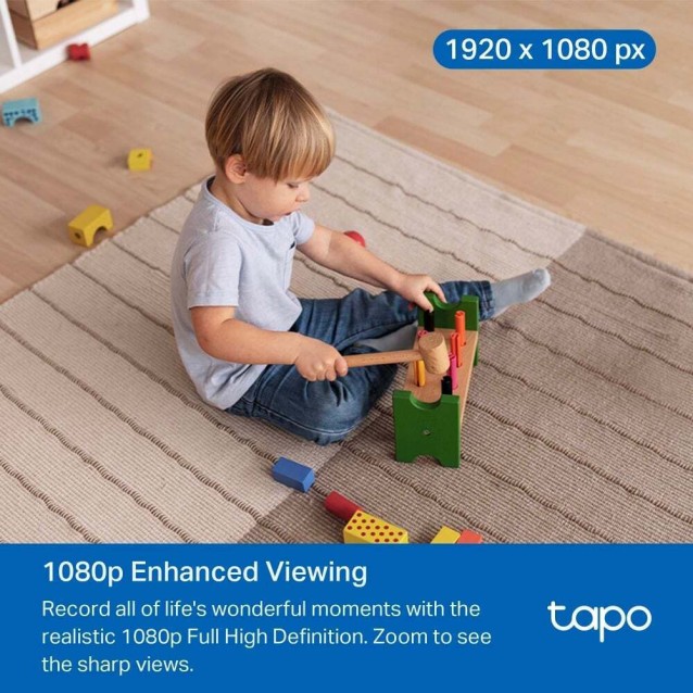 TP-Link Pan Tilt Home Security Wi-Fi Camera Tapo C201
