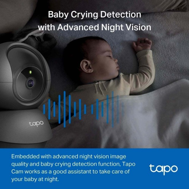 TP-Link Pan Tilt Home Security Wi-Fi Camera Tapo C201