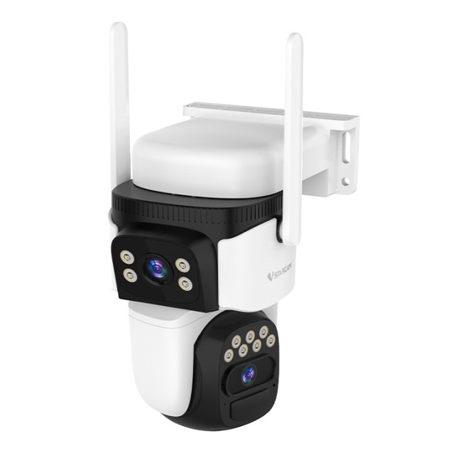 VSTARCAM smart ηλιακή κάμερα CB621DR, dual lens, 3MP, WiFi, SD, PTZ, IP66