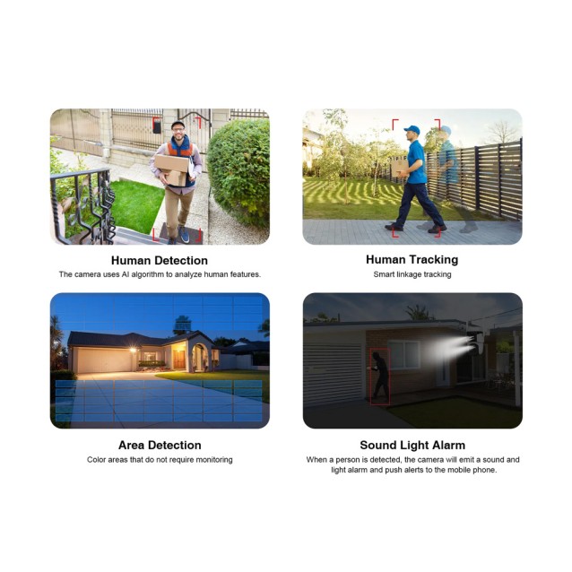 VSTARCAM smart ηλιακή κάμερα CB621DR, dual lens, 3MP, WiFi, SD, PTZ, IP66