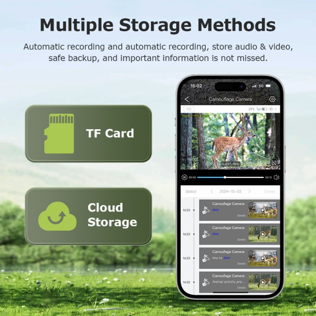 SECTEC smart ηλιακή κάμερα κυνηγού ST-HC809, 3MP, 4G, PIR, SD, IP66