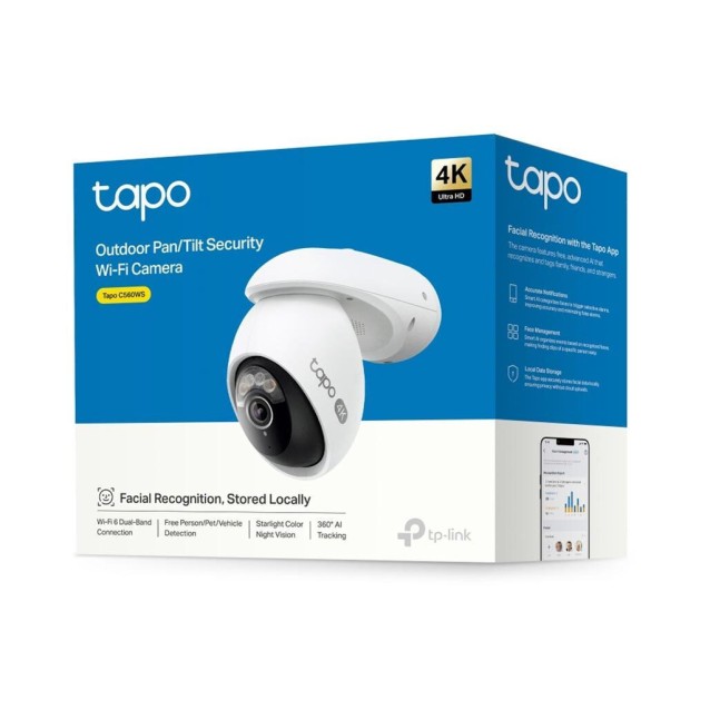 TP-LINK smart camera Tapo C560WS, 4K, IP66, Wi-Fi 6, two-way audio, Ver. 1.0
