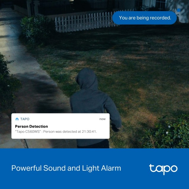 TP-LINK smart camera Tapo C560WS, 4K, IP66, Wi-Fi 6, two-way audio, Ver. 1.0