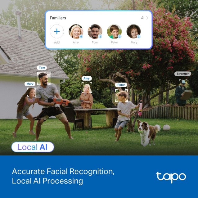 TP-LINK smart camera Tapo C560WS, 4K, IP66, Wi-Fi 6, two-way audio, Ver. 1.0