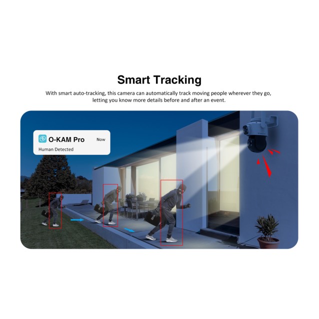 VSTARCAM smart κάμερα C622DR, dual lens, 2MP, WiFi, SD, PTZ, IP66