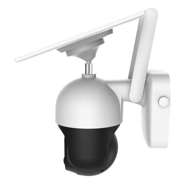 POWERTECH smart ηλιακή κάμερα PT-1497, dual lens, 3MP, 4G, PTZ, SD, IP65