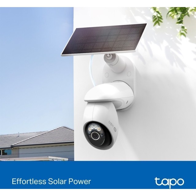 TP-LINK smart ηλιακή κάμερα Tapo C660 KIT, 4K/8MP, WiFi, PTZ, SD, IP65, EU/1.0