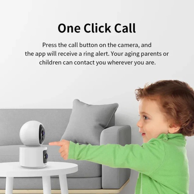 VSTARCAM smart κάμερα CB90DR, 2MP, dual lens, WiFi, PTZ, SD, 5200mAh backup battery