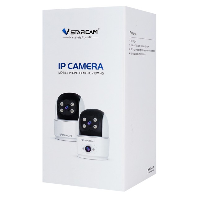 VSTARCAM smart κάμερα C996DR, 2MP, dual lens, WiFi, PTZ, SD