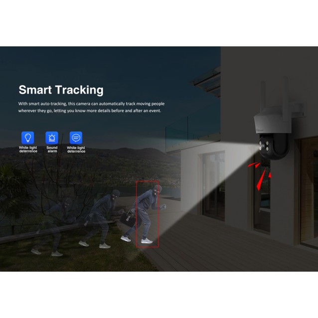 VSTARCAM smart κάμερα CS622, 3MP, WiFi, PTZ, SD, IP66