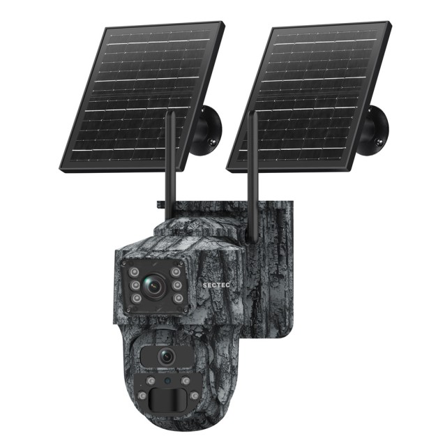 SECTEC smart ηλιακή κάμερα κυνηγού ST-537-6MAOV-4G-EU-G, dual lens, 3MP, 4G, SD, PTZ, IP66 SECTEC smart ηλιακή κάμερα κυνηγού ST-537-6MAOV-4G-EU-G, dual lens, 3MP, 4G, SD, PTZ, IP66