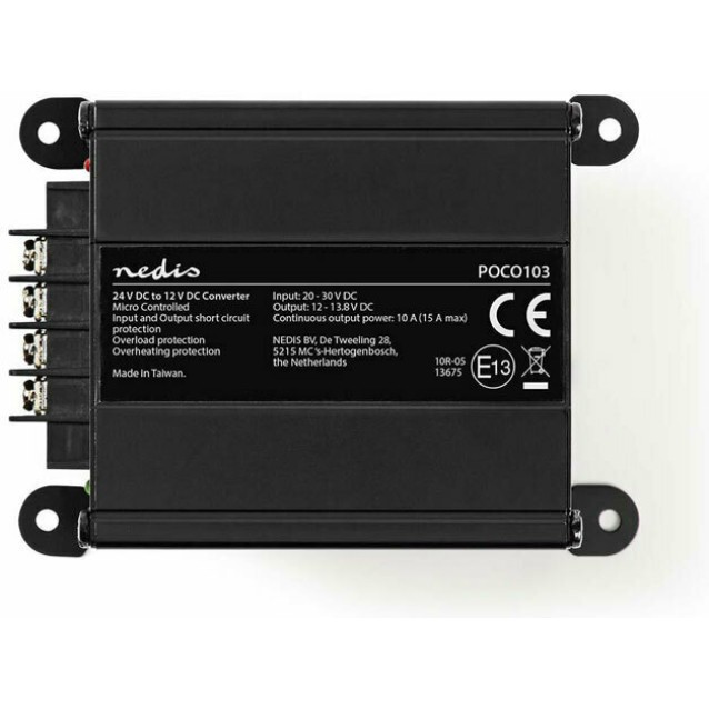 NEDIS POCO103 Power Converter 24 V DC - 12 V DC 10 A Output NEDIS