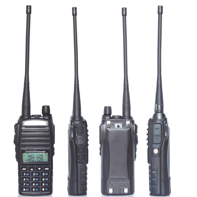 BAOFENG ασύρματος πομποδέκτης UV-82, VHF/UHF, 8W, μαύρος