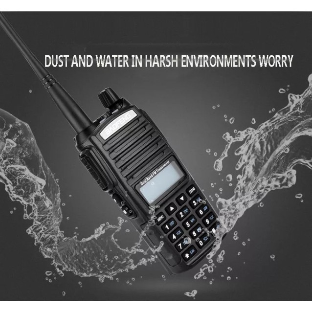 BAOFENG ασύρματος πομποδέκτης UV-82, VHF/UHF, 8W, μαύρος