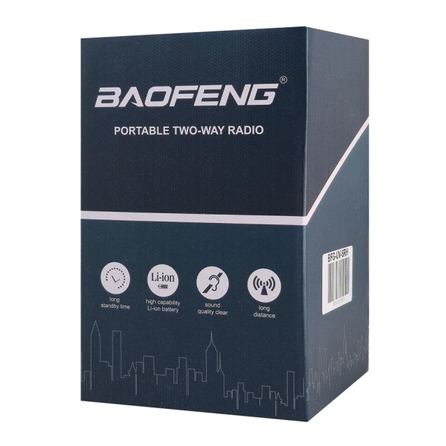 BAOFENG ασύρματος πομποδέκτης UV-5RH, VHF/UHF, 10W, μαύρος