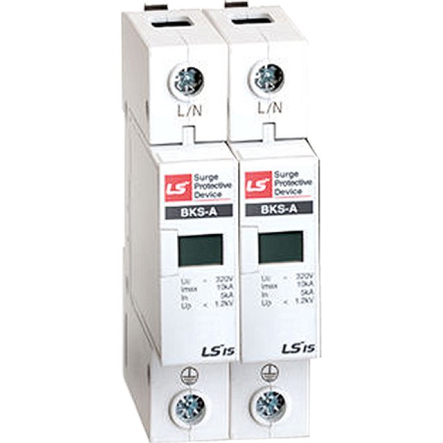 ΑΝΤΙΚΕΡΑΥΝΙΚΑ ΡΑΓΑΣ T3 2P 5kA 385VAC BK05S LG