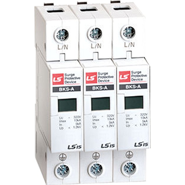 ΑΝΤΙΚΕΡΑΥΝΙΚΑ ΡΑΓΑΣ T2 3P 10kA 320VAC BKS-A LG
