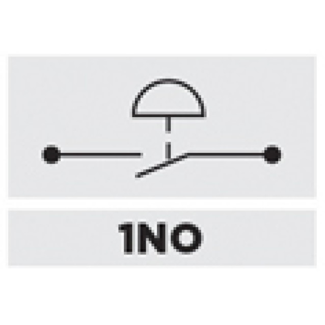 ΔΙΑΚΟΠΤΗΣ Φ22 0-1 1NO ΜΑΥΡΟΣ C2SNL CNTD