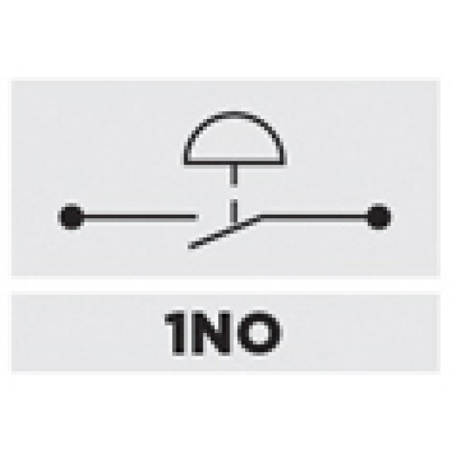 ΔΙΑΚΟΠΤΗΣ Φ22 0-1 1NO ΜΕ ΚΕΦΑΛΗ Φ30 ΚΟΚΚΙΝΗ C3SNL CNTD