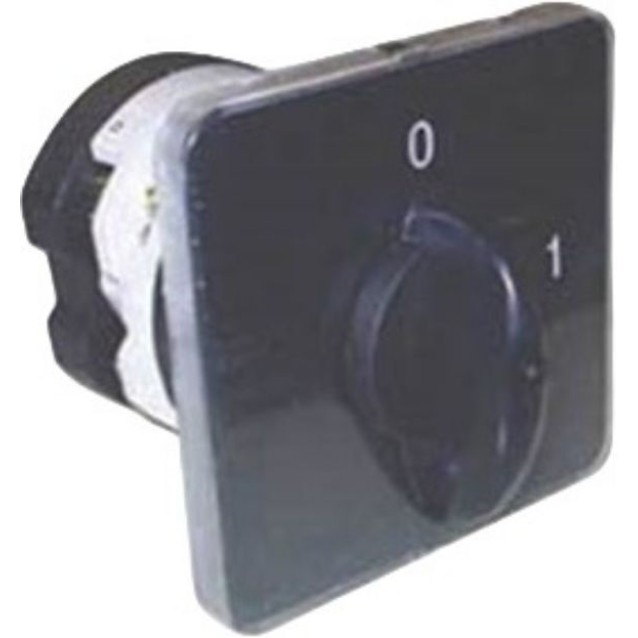 ΔΙΑΚΟΠΤΗΣ ΠΕΡΙΣΤΡΟΦΙΚΟΣ 0-1 3P 20A ΜΕ ΠΛΑΚΑ 52X52 E920AHM03 HNM