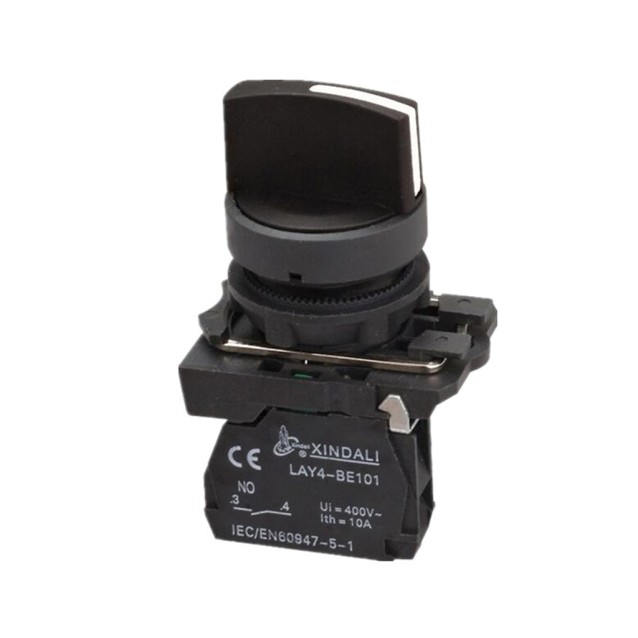 ΔΙΑΚΟΠΤΗΣ Φ22 1-0-2 2NO ΜΕ ΕΠΑΝΑΦΟΡΑ ΜΑΥΡΟΣ ED53 KND