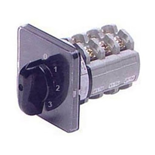 ΔΙΑΚΟΠΤΗΣ ΠΕΡΙΣΤΡΟΦΙΚΟΣ ΜΕΤΑΓΩΓΕΑΣ 0-3 ΘΕΣΕΩΝ 1P 16A ΜΕ ΠΛΑΚΑ 52X52 CS012MZ13PL1 VEM