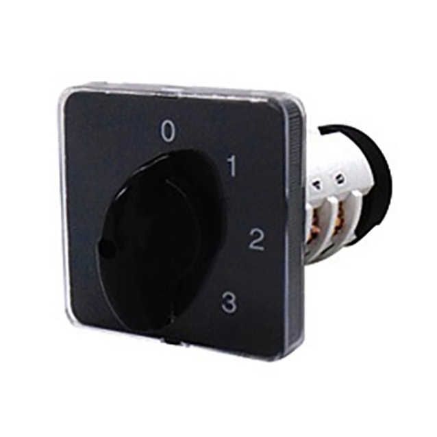 ΔΙΑΚΟΠΤΗΣ ΠΕΡΙΣΤΡΟΦΙΚΟΣ ΜΕΤΑΓΩΓΕΑΣ 0-5 ΘΕΣΕΩΝ 1P 20A ΜΕ ΠΛΑΚΑ 52X52 E9-20A-59 KZE/HNM