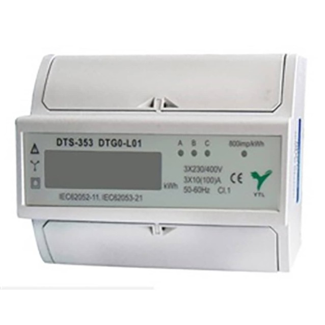 ΚΙΛΟΒΑΤΟΩΡΟΜΕΤΡΟ ΡΑΓΑΣ ΨΗΦΙΑΚΟ 3Φ 10-100Α DTGO-L01 YTL