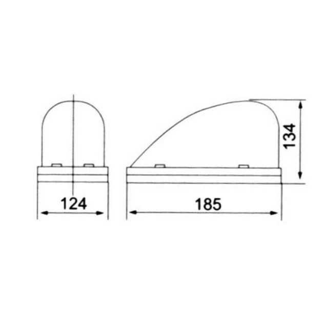 ΦΑΡΟΣ NEON ΠΕΡΙΣΤΡΟΦΙΚΟΣ 12VDC ΜΠΛΕ ΜΕ ΦΙΣ ΑΥΤΟΚΙΝΗΤΟΥ LTD1201 KZE