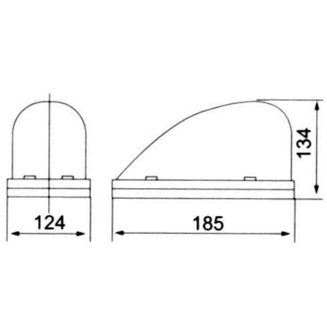 ΦΑΡΟΣ NEON ΠΕΡΙΣΤΡΟΦΙΚΟΣ 12VDC ΚΙΤΡΙΝΟΣ ΜΕ ΦΙΣ ΑΥΤΟΚΙΝΗΤΟΥ LTD1201 KZE